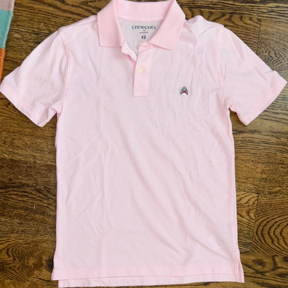 Crewcuts Light Pink Polo Shirt